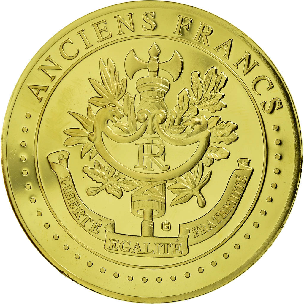 France, Médaille, Les Anciens Francs, billet de 5000 Francs Victoire, 2009