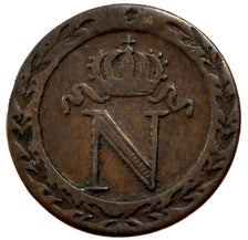 FRANCE, Napoléon I, 10 Centimes, 1808, Paris, KM #676.1, EF(40-45), Billon, G...