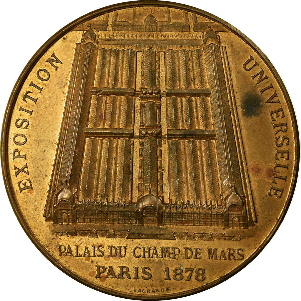France, Medal, Exposition universelle de Paris, 1878, Dubois.A, AU(50-53)