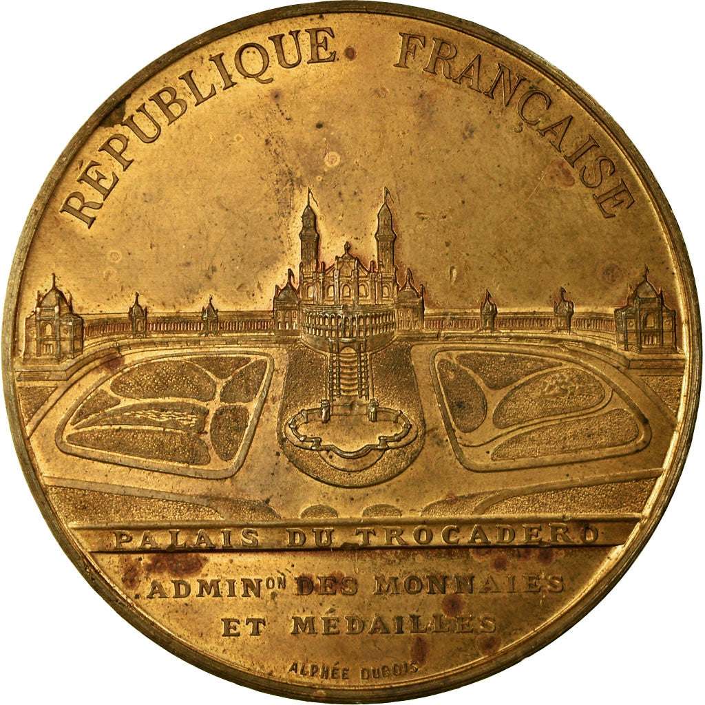 France, Medal, Exposition universelle de Paris, 1878, Dubois.A, AU(50-53)