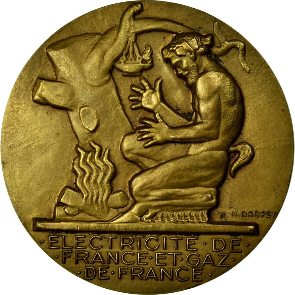 Francia, medalla, Électricité de France et gaz de France, Dropsy, SC, Bronce