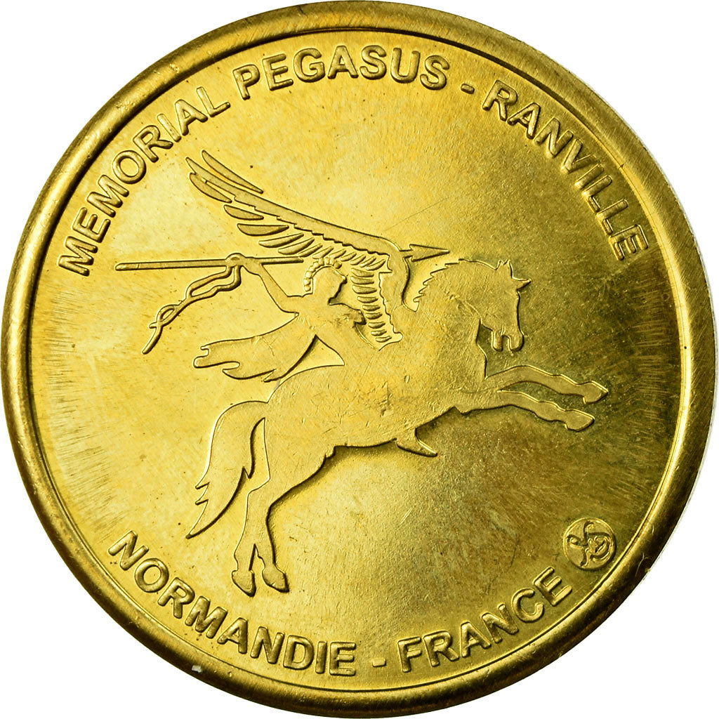 Francia, medaglia, Pegasus Bridge, Normandie, Collection Européenne, SPL, Rame