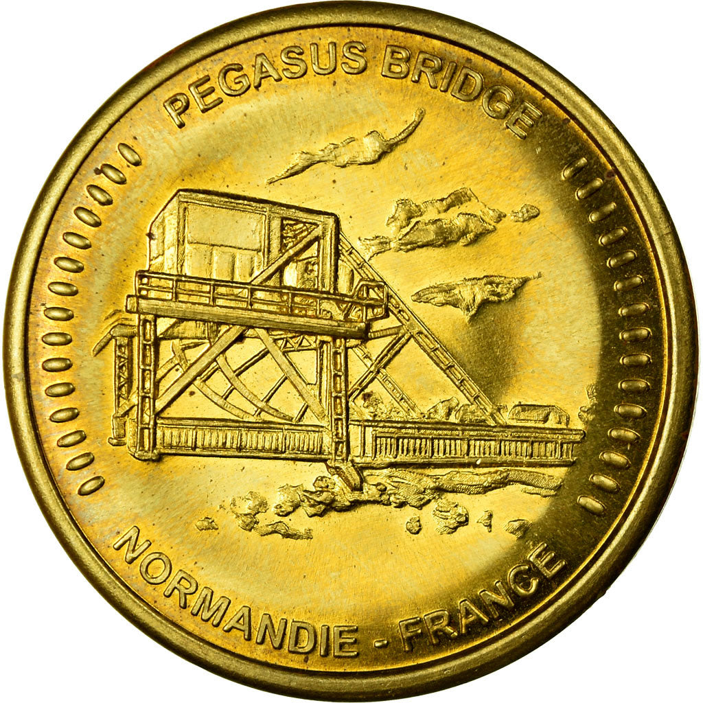 France, Médaille, Pegasus Bridge, Normandie, Collection Européenne, SPL+