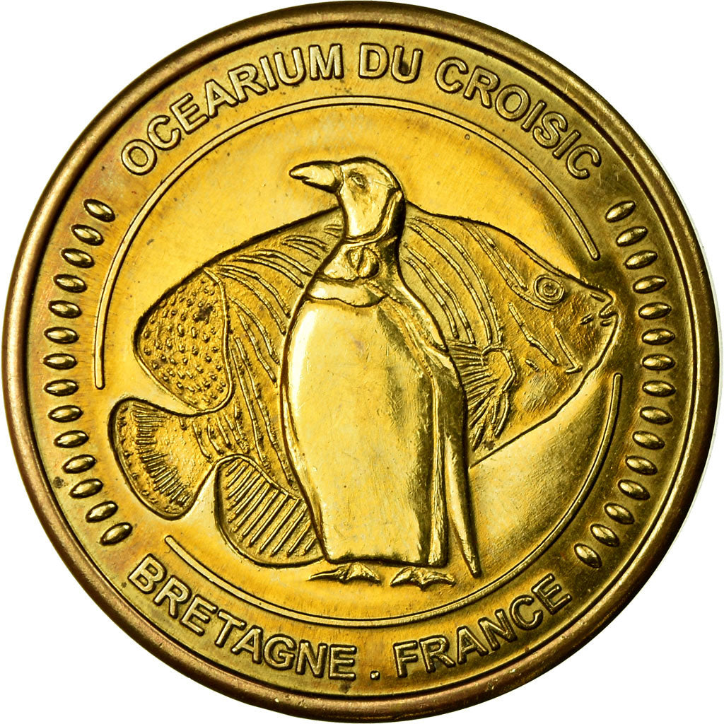 France, Medal, Océarium du Croisic, Bretagne, Collection Européenne, MS(63)