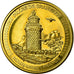 France, Medal, Phare de Grandville, Normandie, Collection Européenne, MS(63)