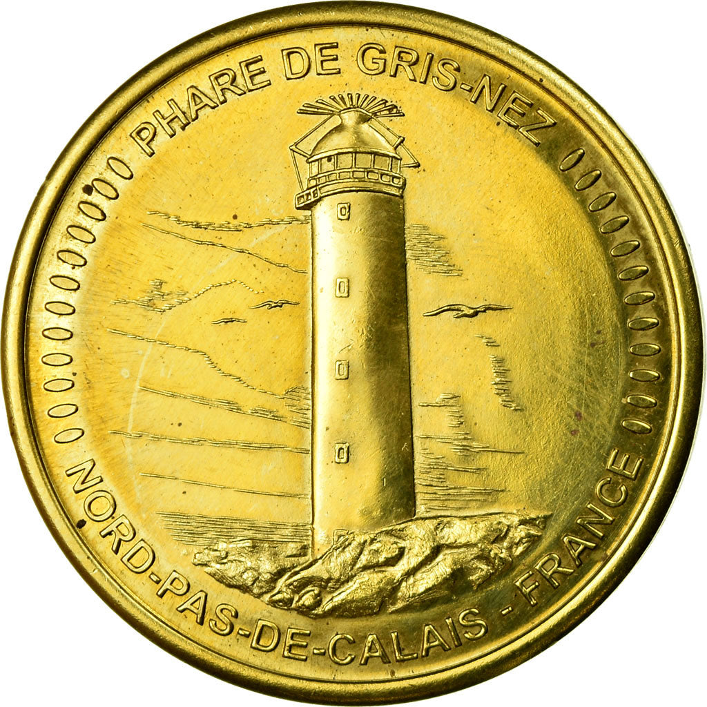 France, Medal, Phare de Griz-Nez, Nord-Pas-De-Calais, Collection Européenne
