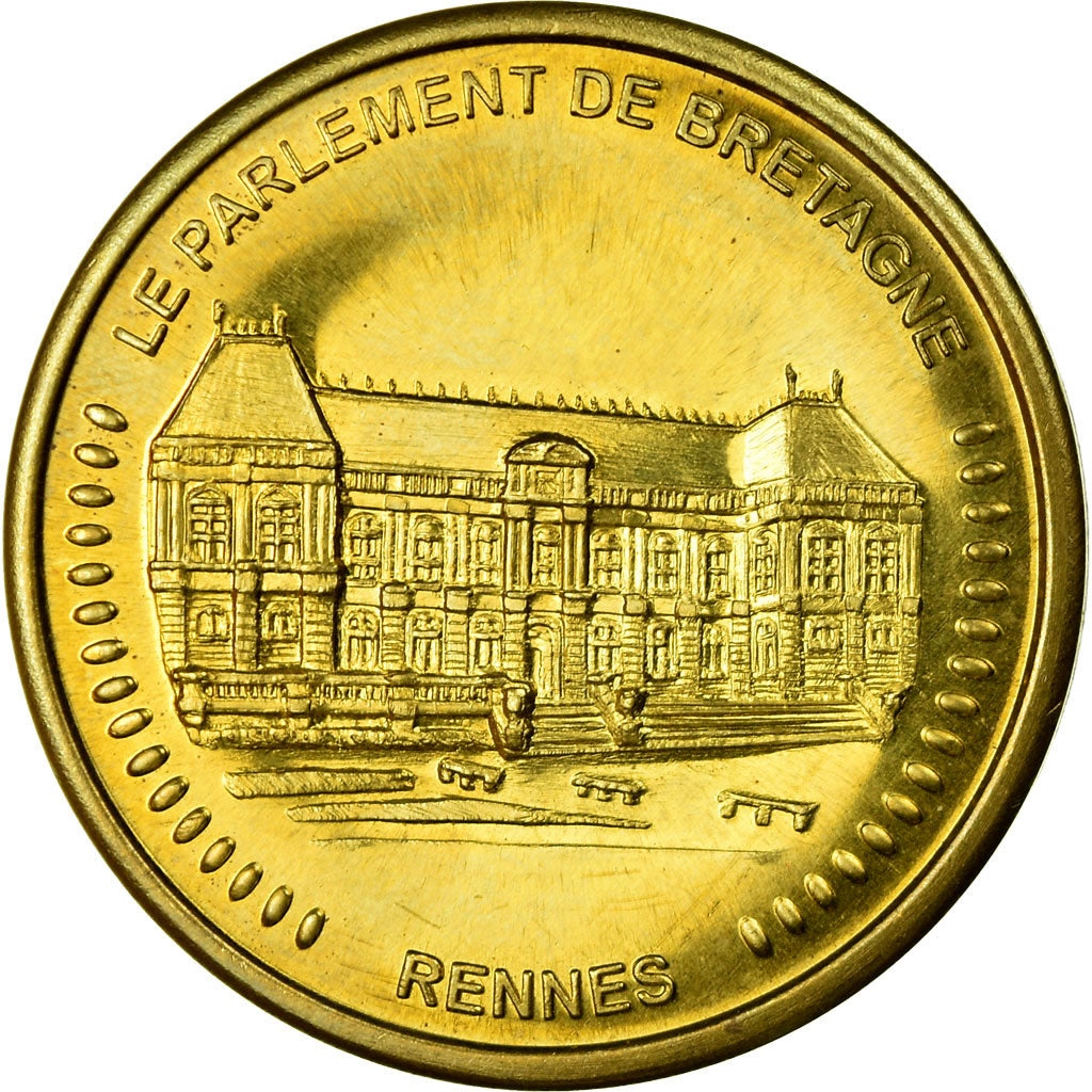 France, Medal, Le Parlement de Bretagne, Rennes, Collection Européenne, MS(63)