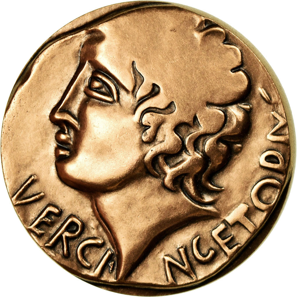 France, Médaille, Reproduction Monnaie Antique, Vercingétorix, SPL+, Cuivre