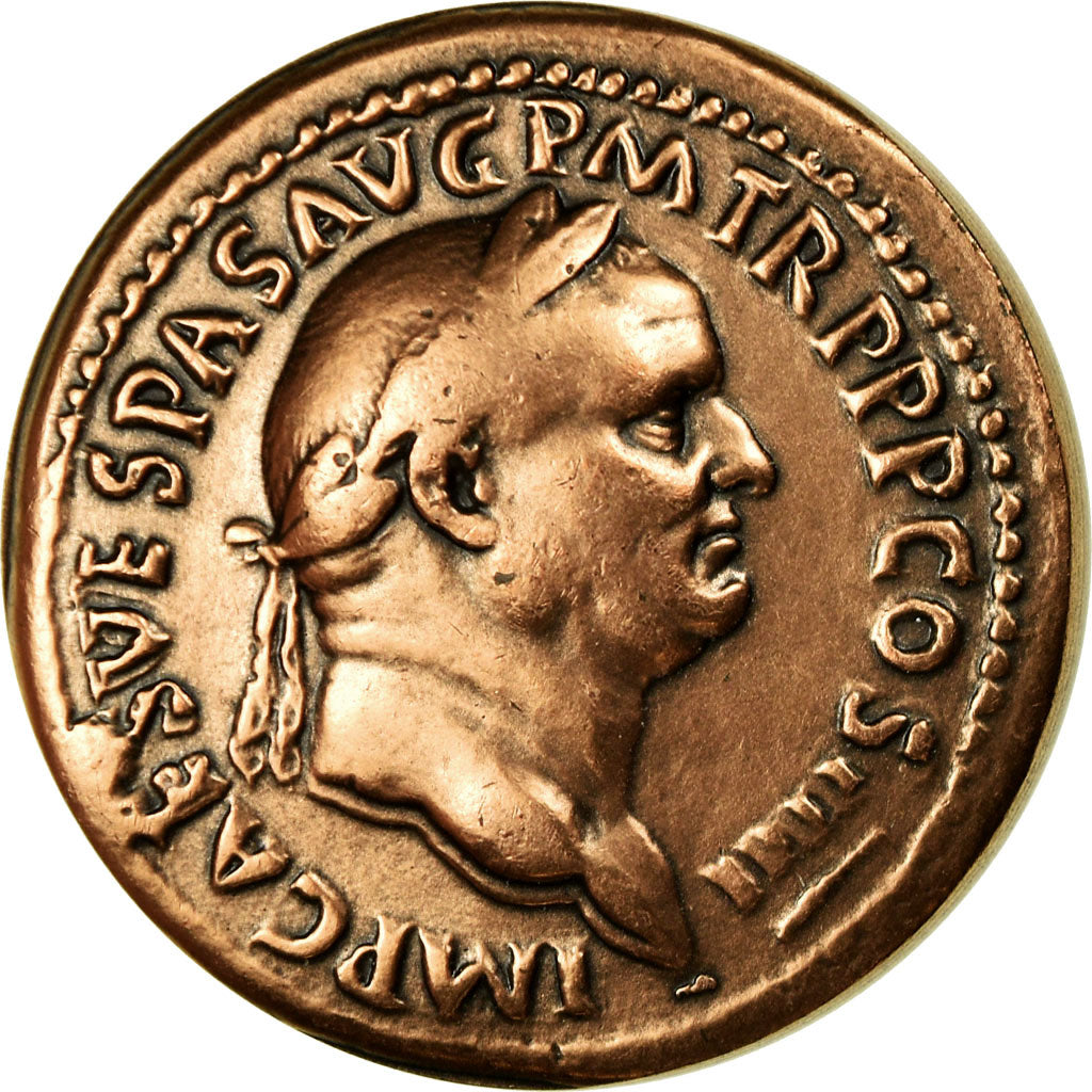 France, Medal, Reproduction Monnaie Antique,  Vespasien, MS(64), Copper