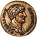 France, Medal, Reproduction Monnaie Antique,  Hadrien, MS(64), Copper