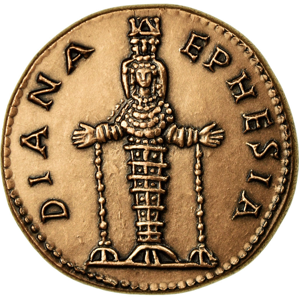 France, Medal, Reproduction Monnaie Antique,  Hadrien, MS(64), Copper