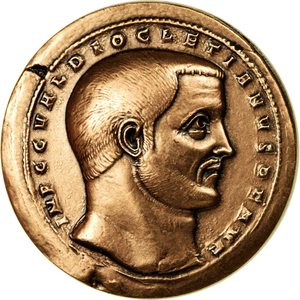 France, Medal, Reproduction Monnaie Antique,  Dioclétien, MS(64), Copper
