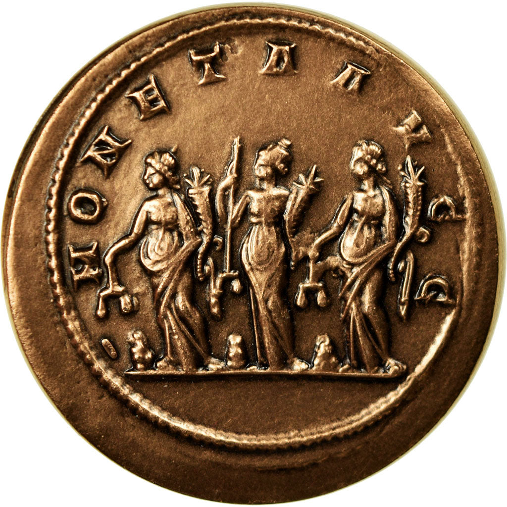 France, Medal, Reproduction Monnaie Antique,  Dioclétien, MS(64), Copper