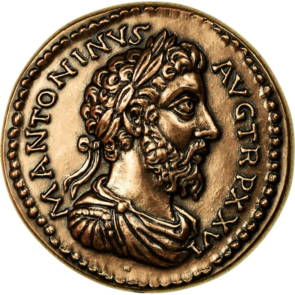 Francja, Medal, Reproduction Monnaie Antique, Antonin le Pieux, Undated, MS(64)
