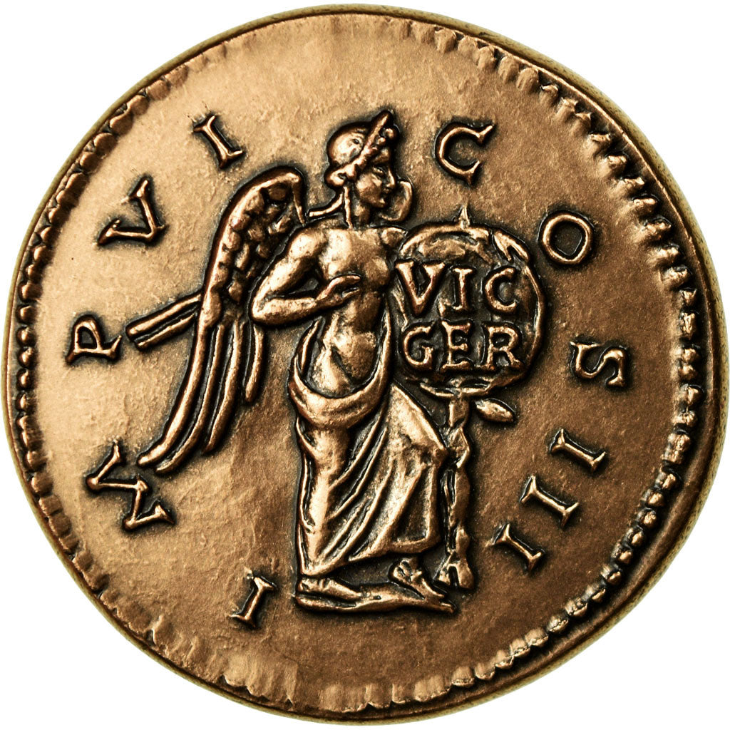 Francja, Medal, Reproduction Monnaie Antique, Antonin le Pieux, Undated, MS(64)