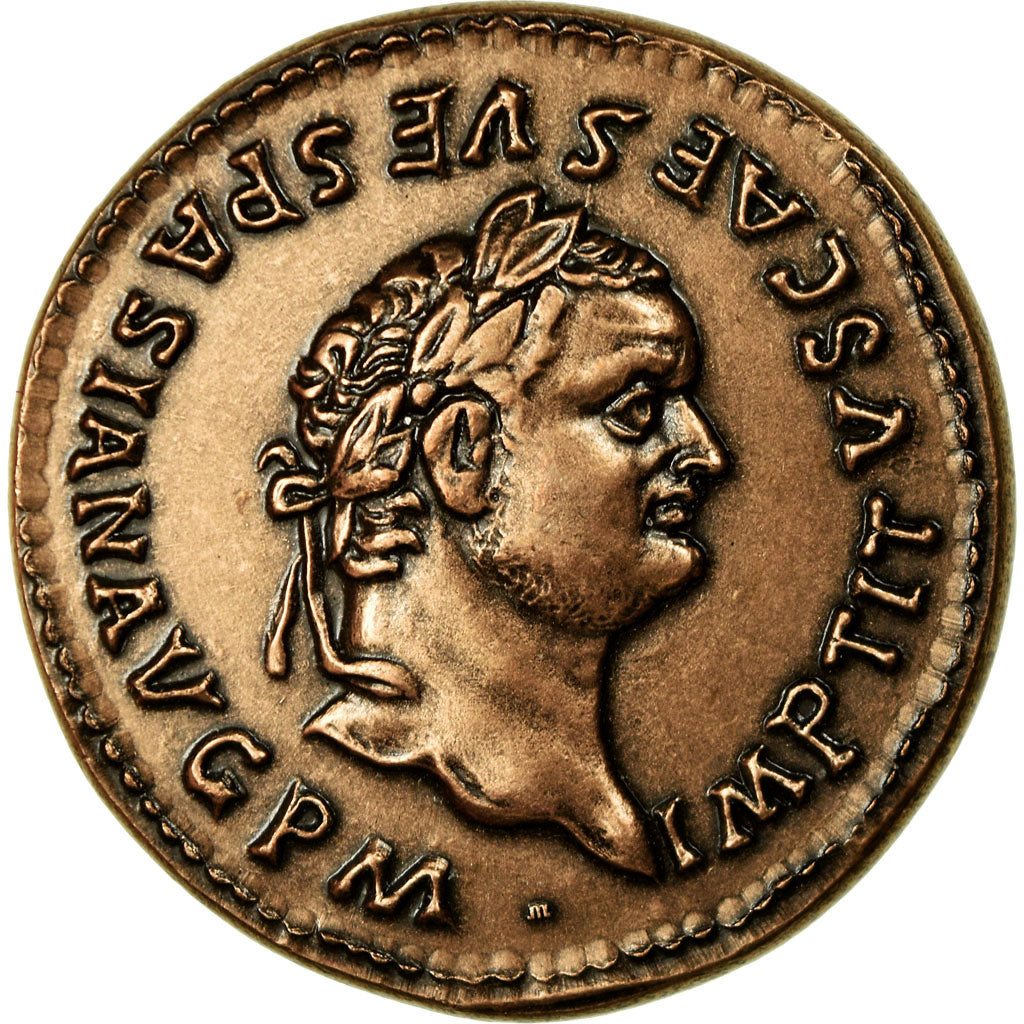 France, Medal, Reproduction Monnaie Antique,  Vespasien, MS(64), Copper