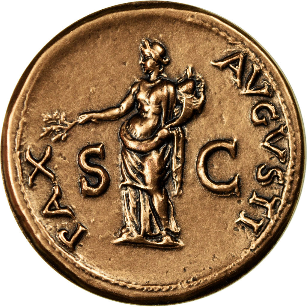 France, Medal, Reproduction Monnaie Antique,  Vitellius, MS(64), Copper