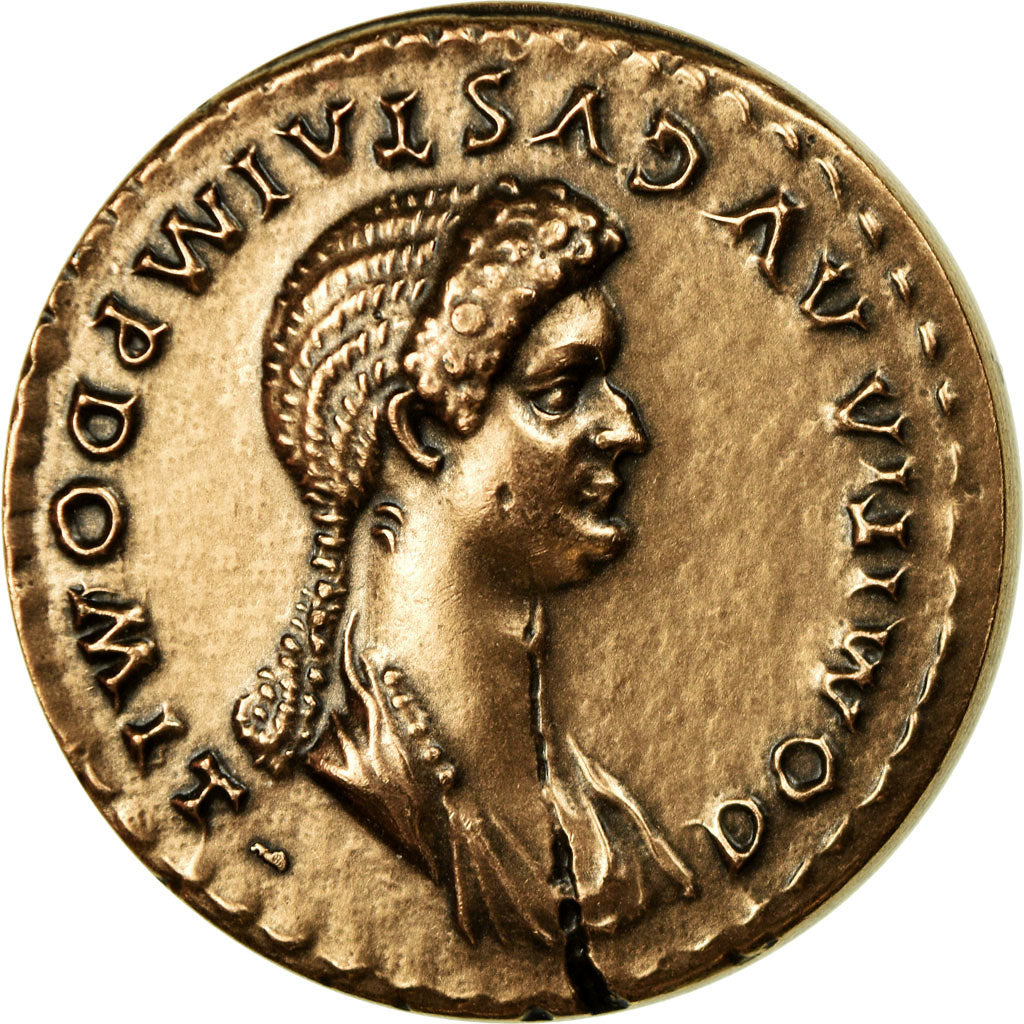 France, Medal, Reproduction Monnaie Antique, Domitia, MS(64), Copper