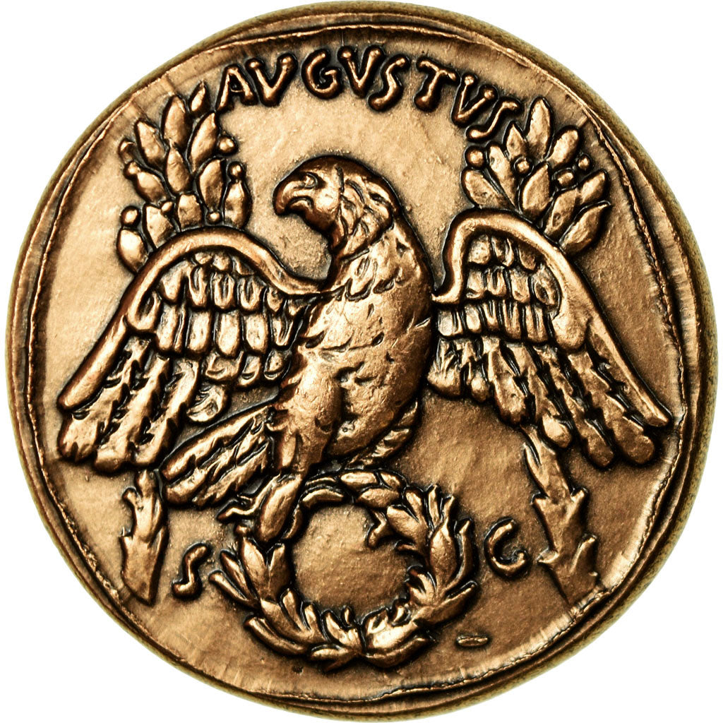 France, Medal, Reproduction Monnaie Antique,  Auguste, MS(64), Copper