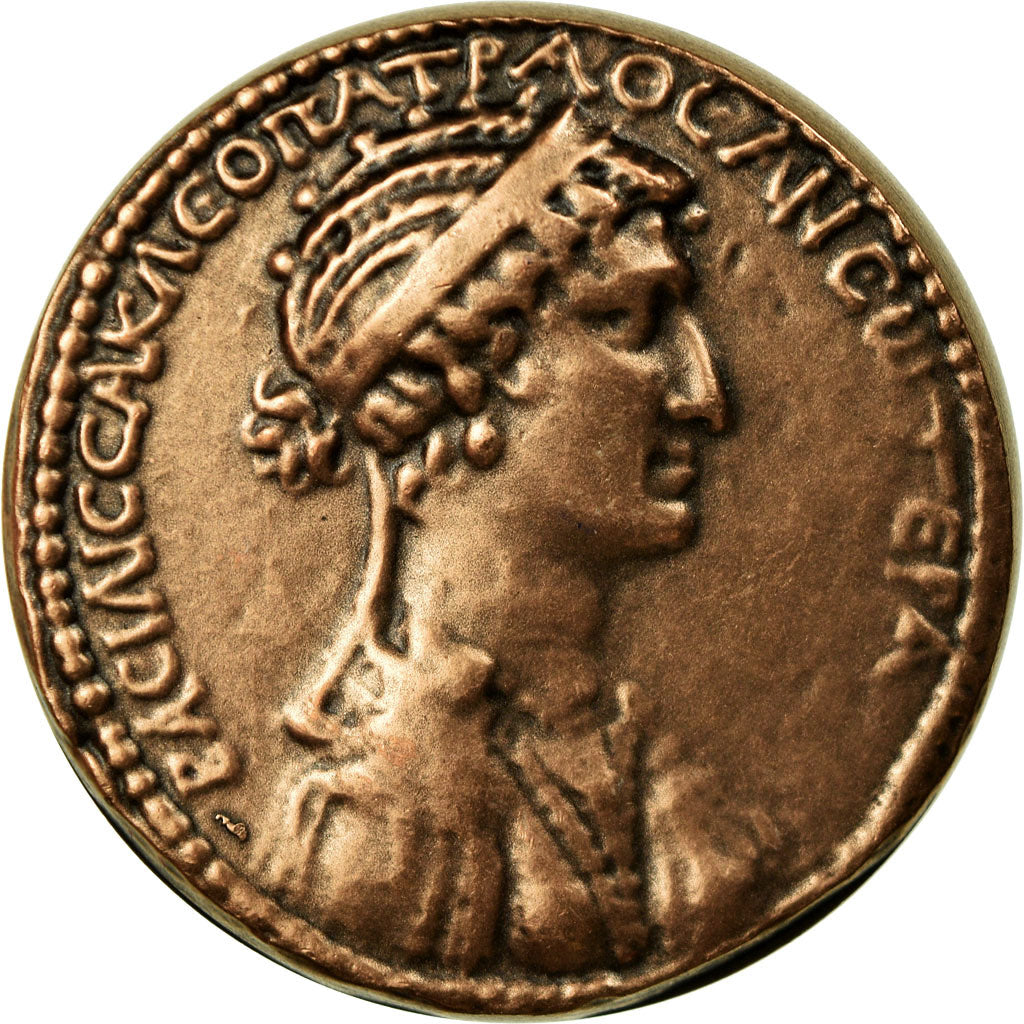 France, Medal, Reproduction Monnaie Antique, Cléopâtre, MS(64), Copper