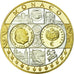 Monaco, Medal, Euro, Europa, MS(65-70), Silver