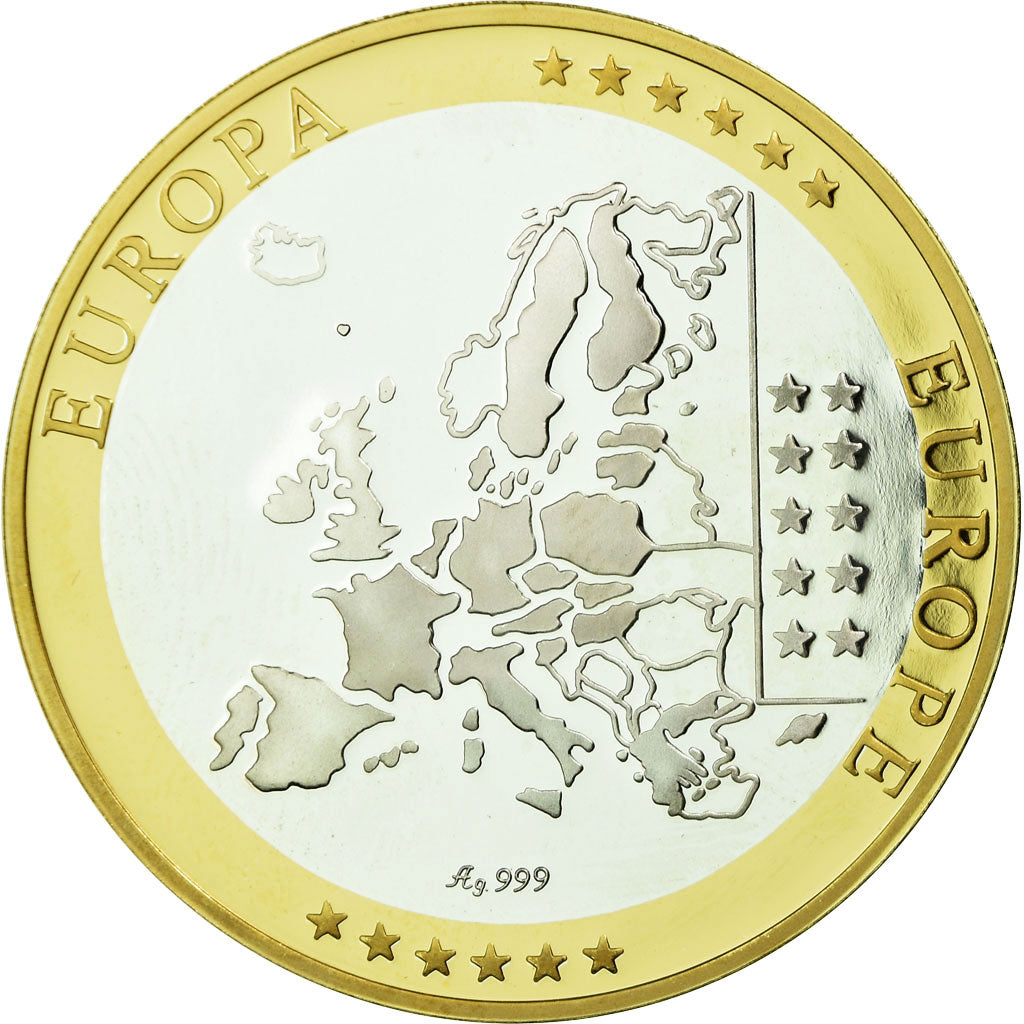 San Marino, Medal, Euro, Europa, MS(65-70), Silver
