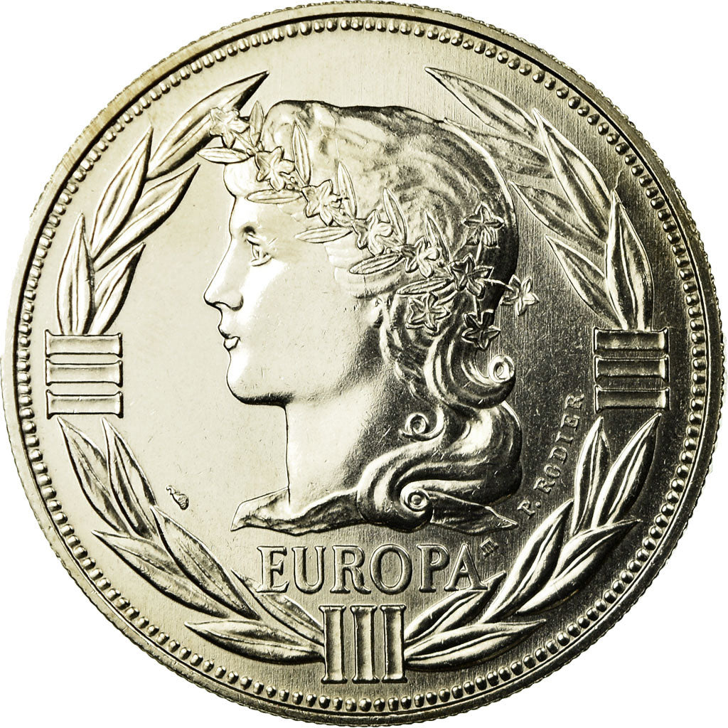 Francia, medalla, Ecu Europa, Marianne, 1986, Rodier, FDC, Cobre - níquel