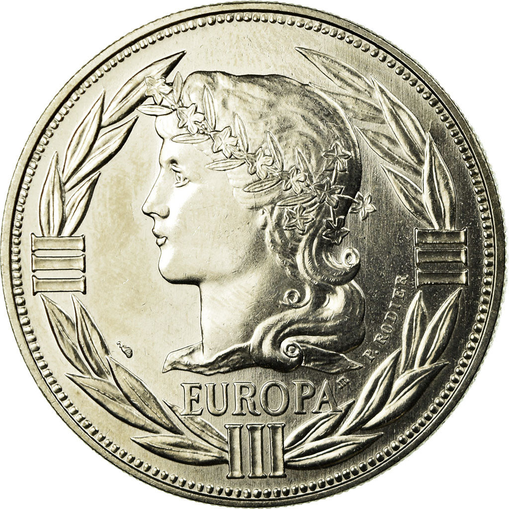 France, Medal, Ecu Europa, Marianne, 1987, Rodier, MS(65-70), Copper-nickel