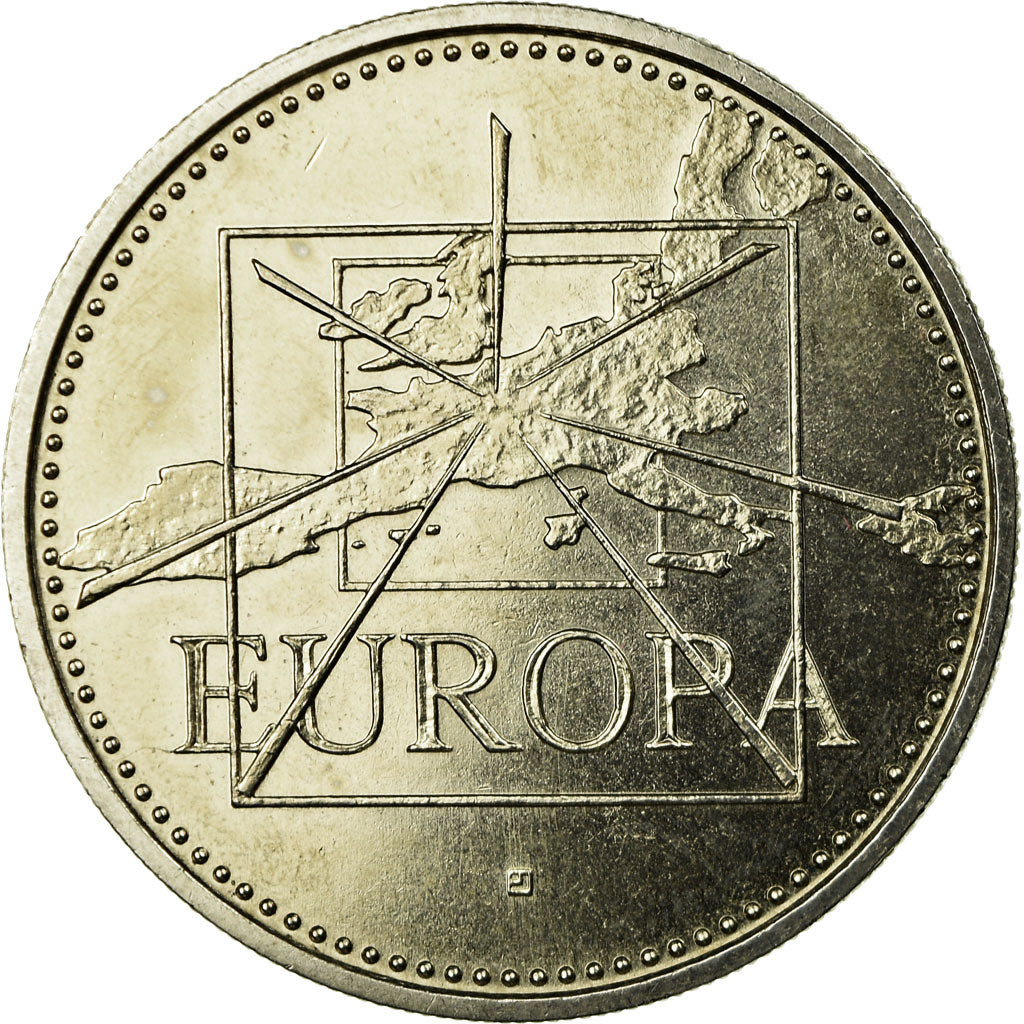 France, Medal, Ecu Europa, 1996, MS(65-70), Copper-nickel