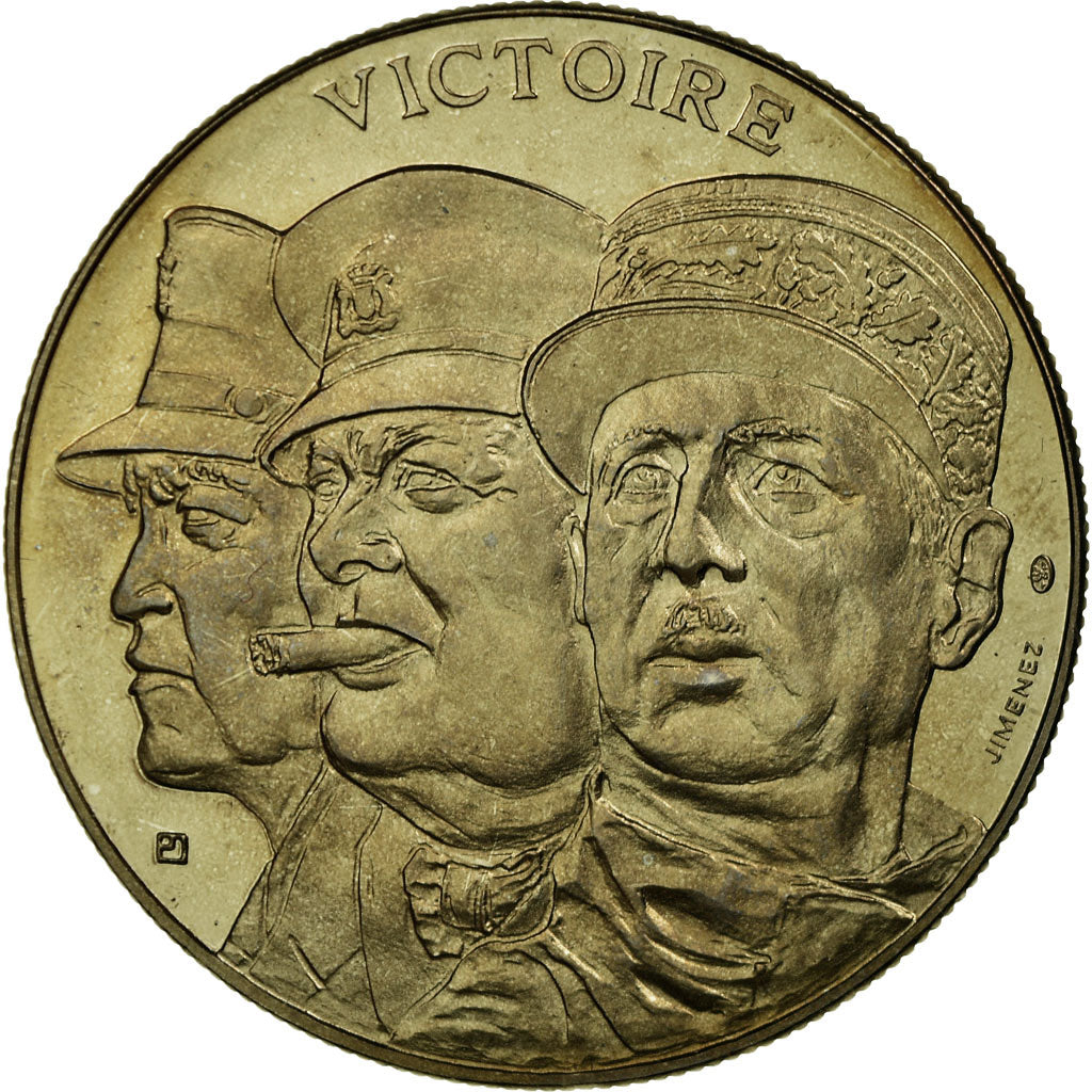 Francia, medaglia, Seconde Guerre Mondiale, La Victoire de 1945, FDC