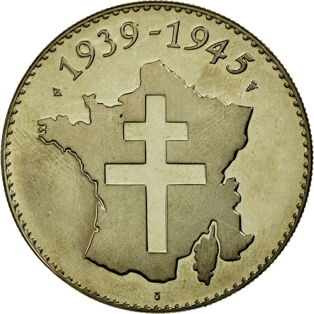 Francia, medaglia, Seconde Guerre Mondiale, La Victoire de 1945, FDC