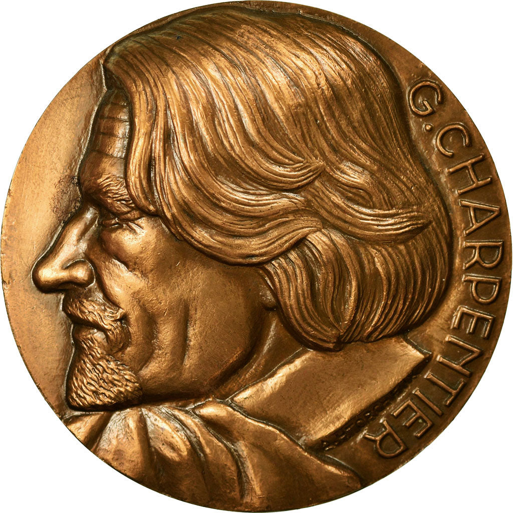 Frankreich, Medaille, Musique, Gustave Charpentier, Torcheux, UNZ, Bronze
