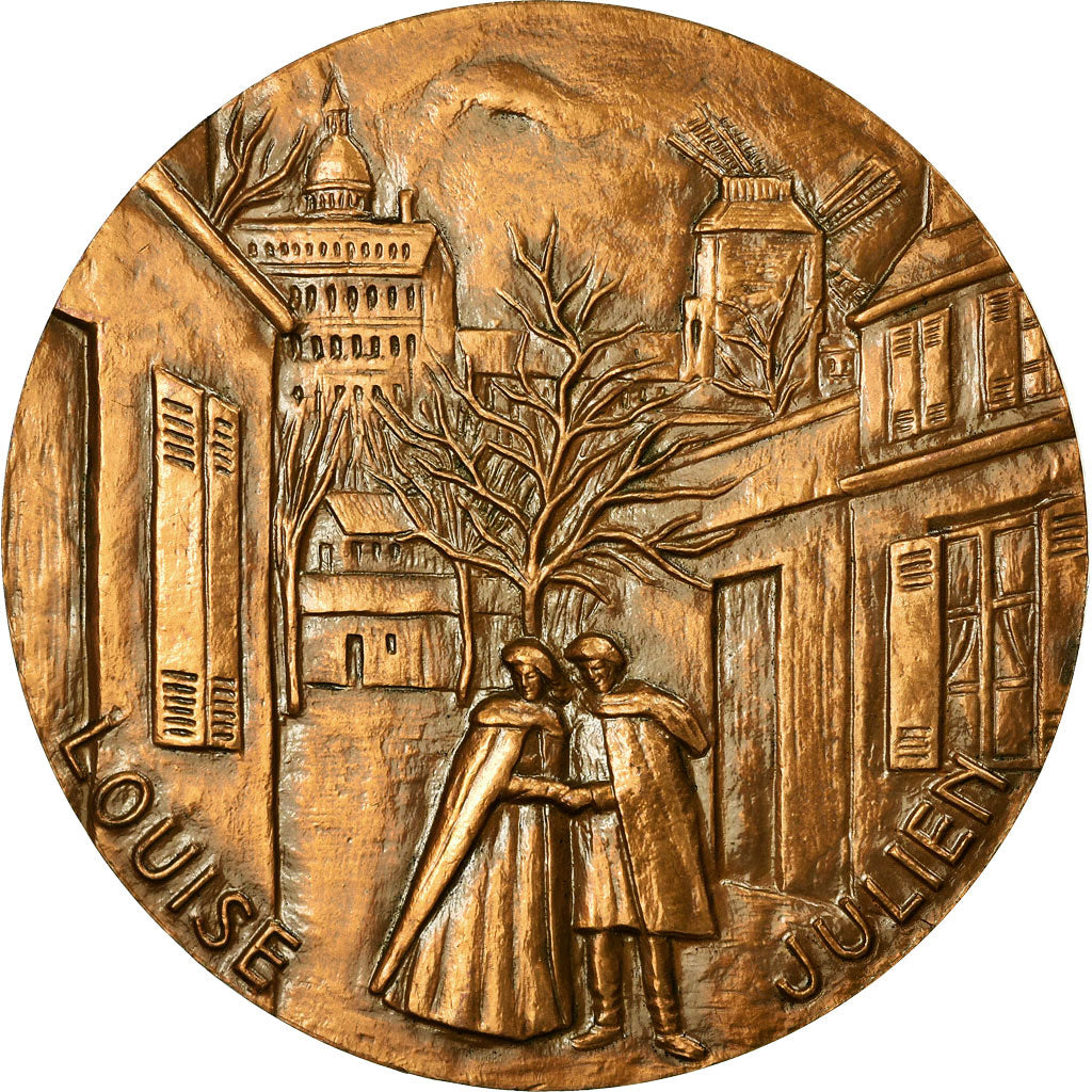 Frankreich, Medaille, Musique, Gustave Charpentier, Torcheux, UNZ, Bronze