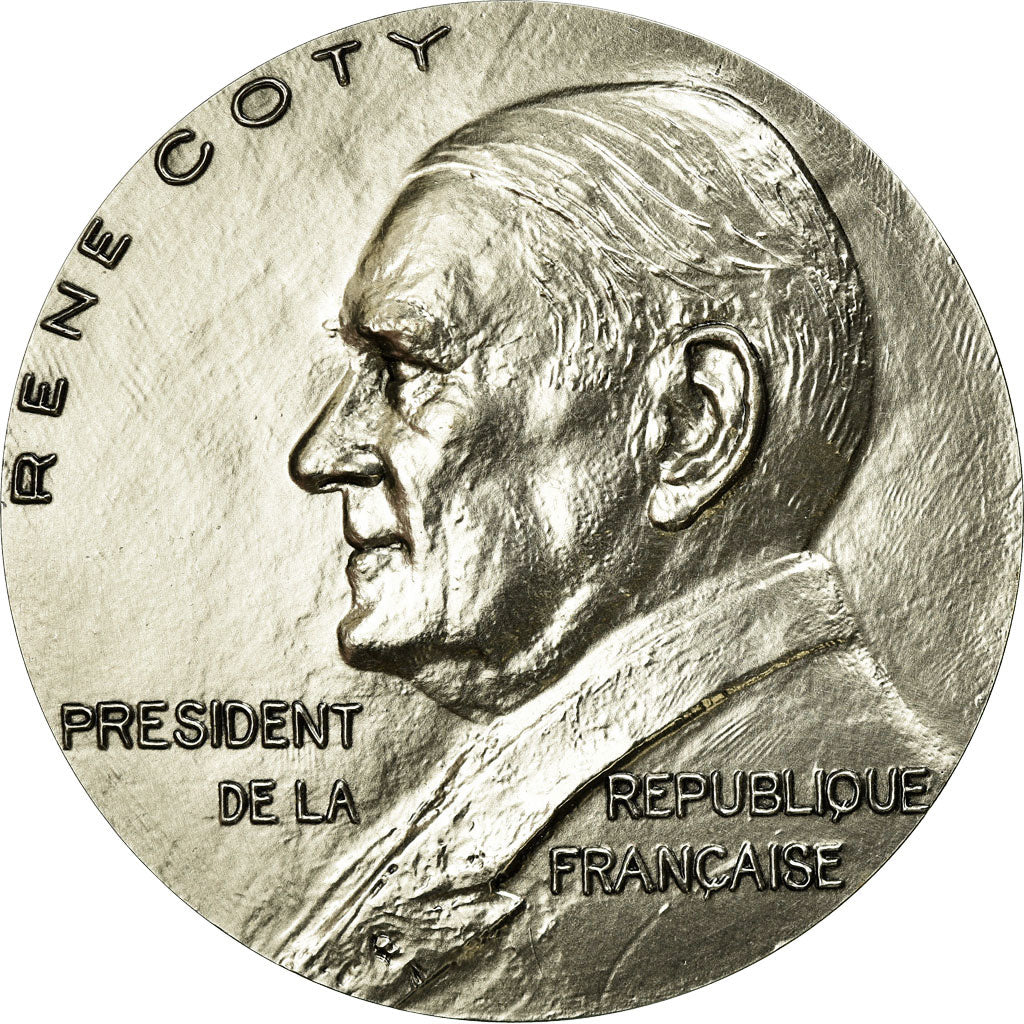 França, Medal, Les Présidents de la République, René Coty, Políticas