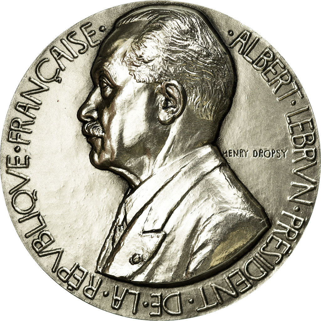 France, Médaille, Les Présidents de la République, Albert Lebrun, Politics