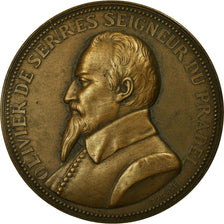 Francia, medaglia, Comice Agricole de Reims, Olivier de Serres, 1925, Oudiné