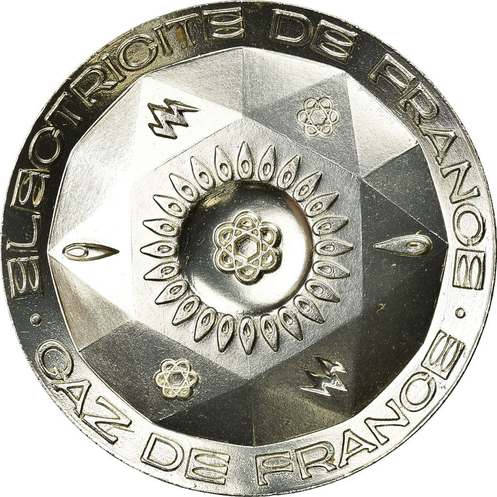 France, Medal, Electricité-Gaz de France, MS(63), Silvered bronze