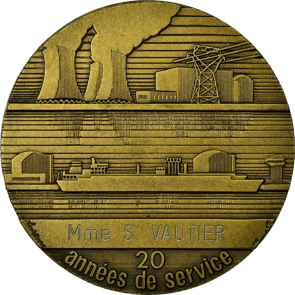 France, Medal, Electricité-Gaz de France, MS(63), Bronze