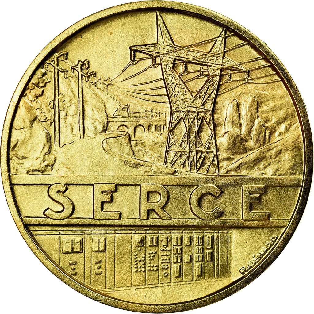 Francia, medaglia, SERCE, Syndicat des Entrepreneurs de Réseaux de Centrales