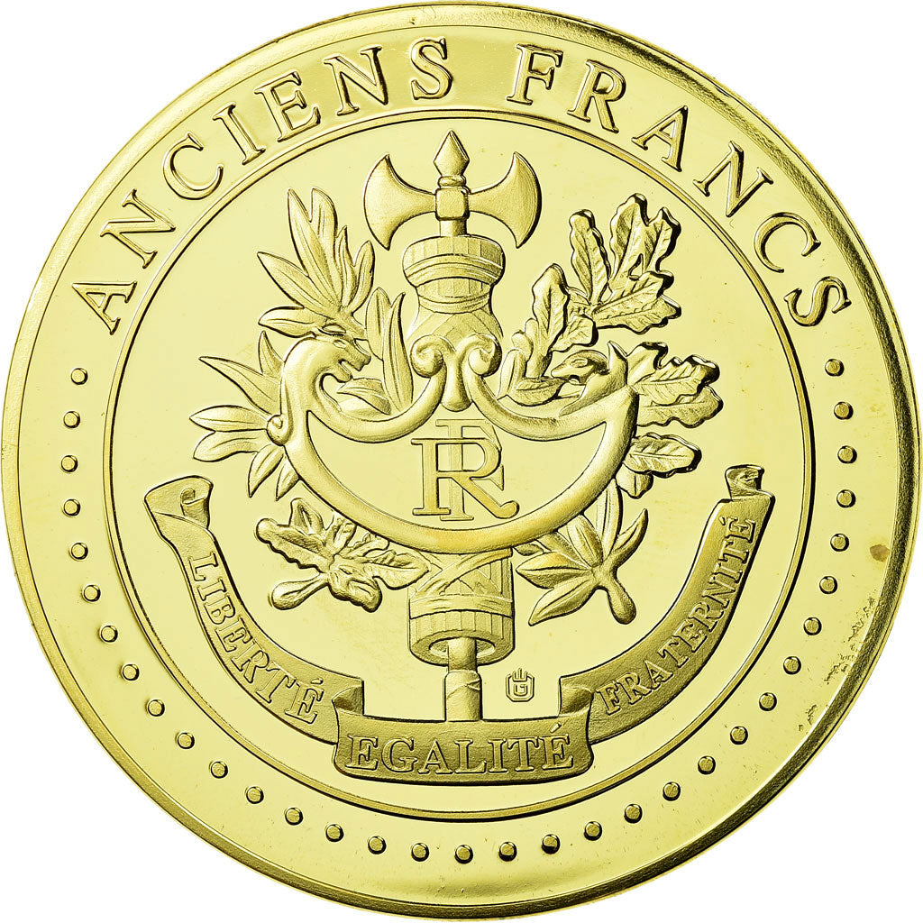 France, Médaille, Les Anciens Francs, billet de 5000 Francs Victoire, FDC