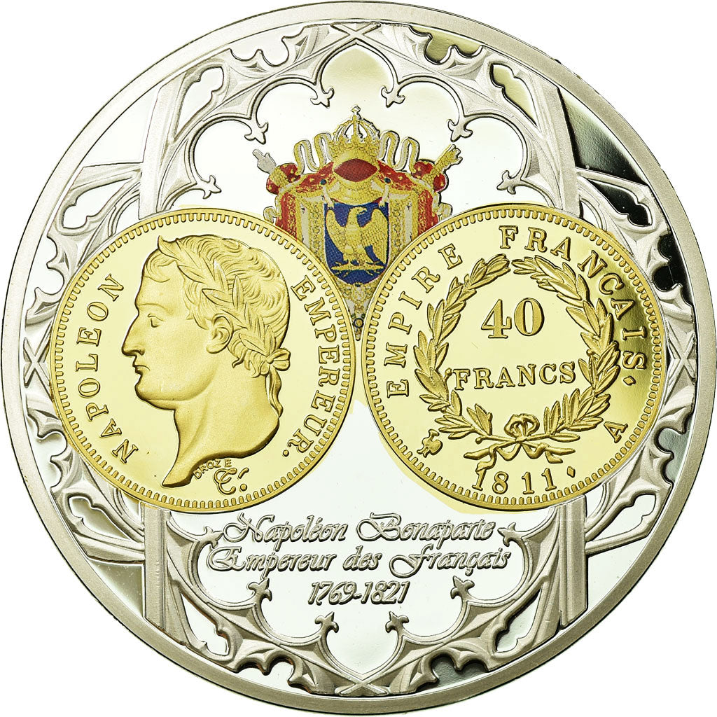 France, Medal, Monarques Européens, Napoléon Bonaparte, MS(65-70), Copper