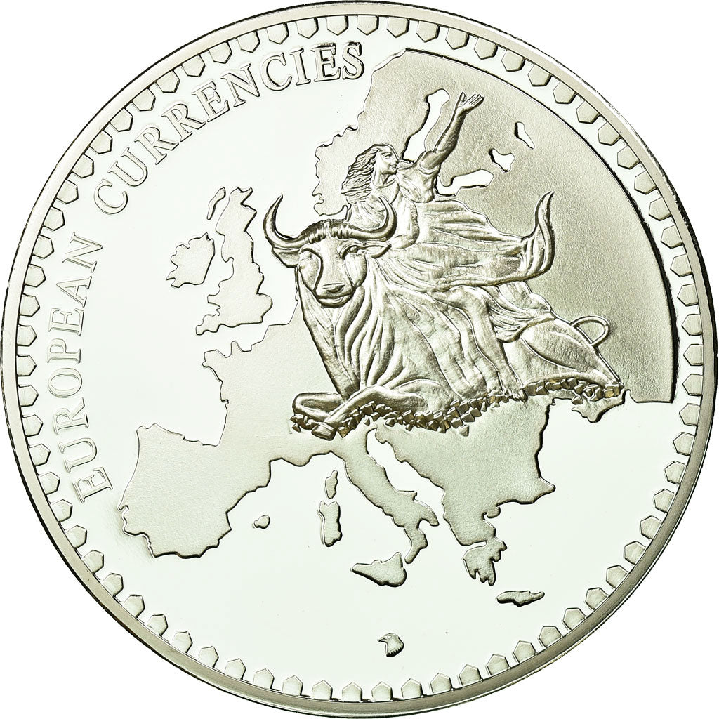 Latvia, Medal, Monnaies européennes, MS(65-70), Copper Plated Silver