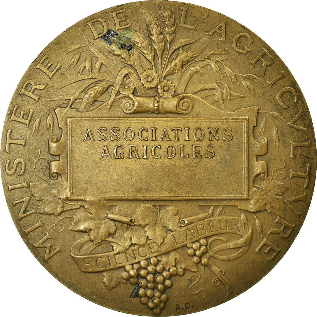 France, Medal, Agriculture, Associations Agricoles, Dubois.A, EF(40-45), Bronze