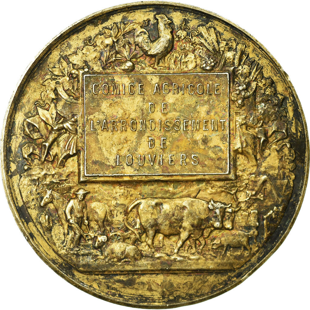 Francia, medaglia, Comice Agricole de Louviers, BB, Vermeil