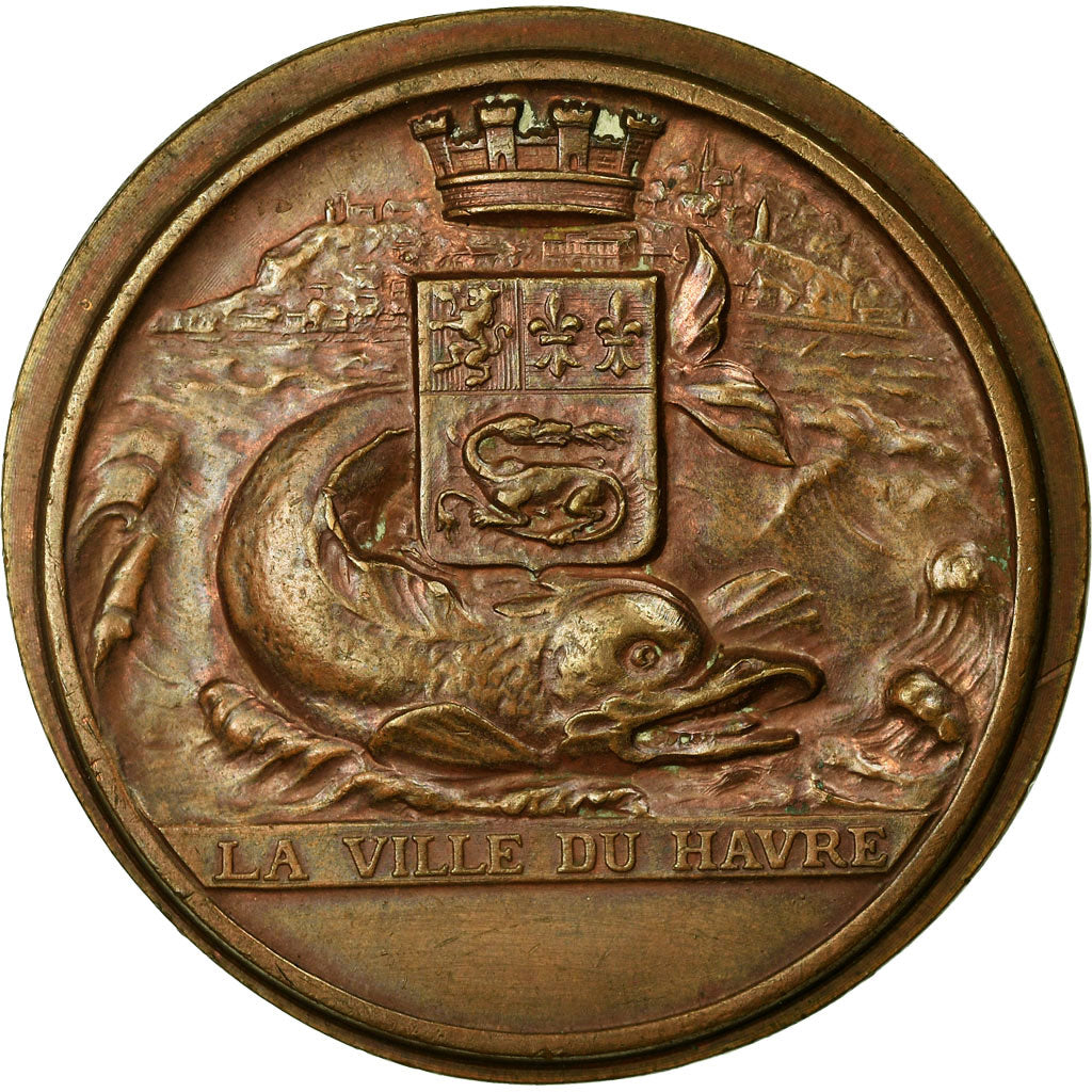 France, Médaille, Le Havre, Porte Océane, Saladin, SUP, Bronze