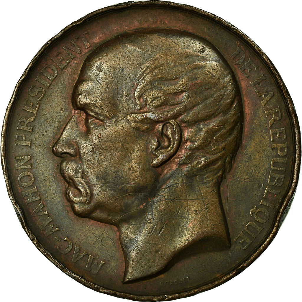 Francia, medaglia, Mac-Mahon, Société Nationale du Tir des Communes, Tasset