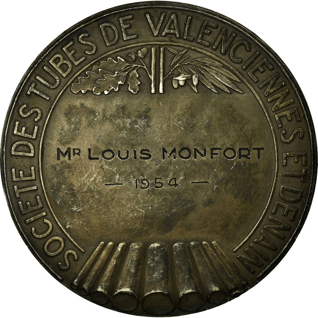 Francia, medalla, Métallurgie, Société des Tubes de Valenciennes et Denain