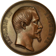 Francja, Medal, Napoleon III reçoit la Reine d'Angleterre à Boulogne, 1855