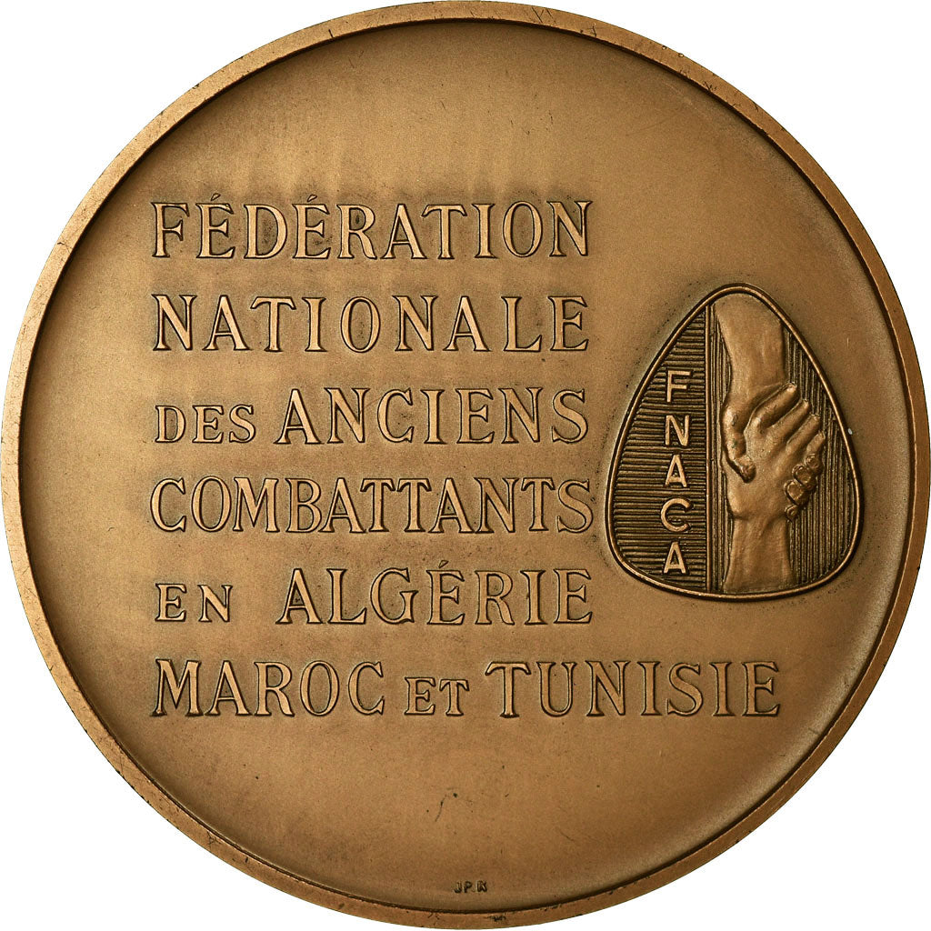 France, Médaille, FNACA, Fin de la Guerre en Algérie, 1977, Réthoré, SPL