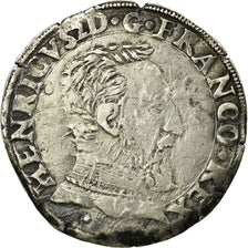 France, Henri II, Teston à la tête nue, 1553, Toulouse, Silver, VF(30-35)
